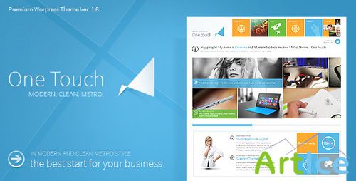 ThemeForest - One Touch v1.8.2 - Multifunctional Metro Stylish Theme