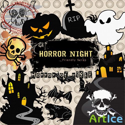 Scrap-kit - Horror Night