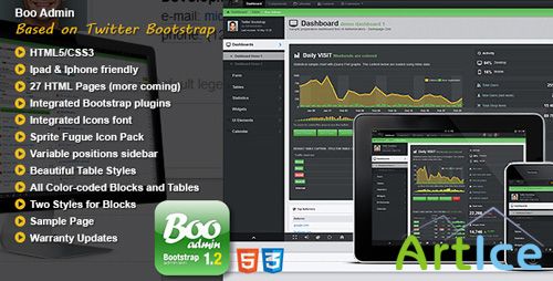 ThemeForest - Boo Admin - Responsive Template