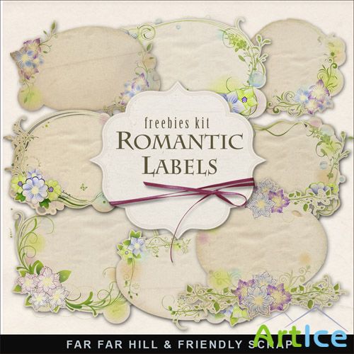 Scrap-kit - Romantic Labels