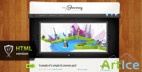 ThemeForest - My Journey - Personal HTML Theme