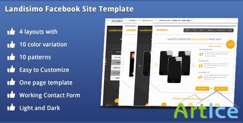 ThemeForest - Landisimo Facebook Site Template