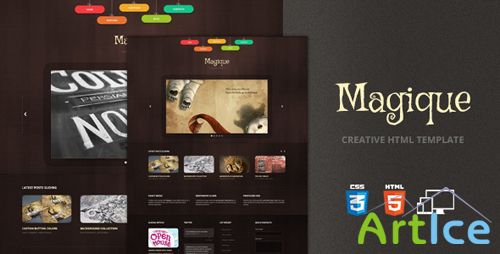 ThemeForest - Magique - Creative HTML5 Template