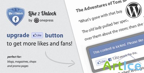 CodeCanyon - Like 2 Unlock v3.5.5  for Wordpress