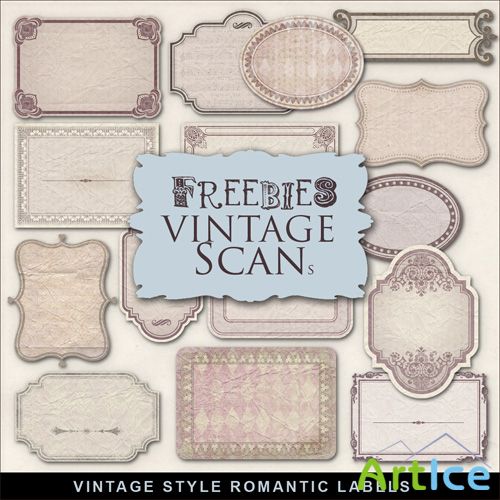 Scrap-kit - Romantic Labels 2