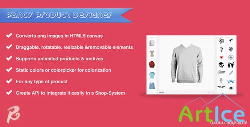 CodeCanyon - Fancy Product Designer - jQuery plugin