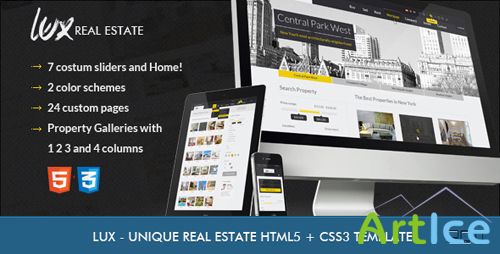 ThemeForest - Lux - Huge and Unique Real Estate HTML