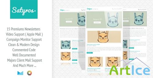 ThemeForest - Satyros - Clean E-mail Newsletter