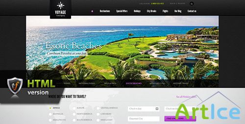 ThemeForest - Voyage - Travel Agency HTML Theme