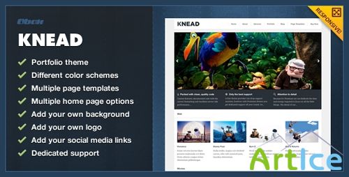 ThemeForest - Knead v1.2.9 - Responsive Portfolio WordPress Theme