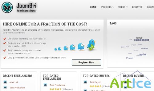 JoomBri - Freelance v1.1.1 Stable for Joomla 2.5 - 3.0