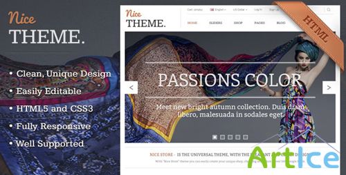 ThemeForest - Nicetheme - Unique Multipurpose Html Template