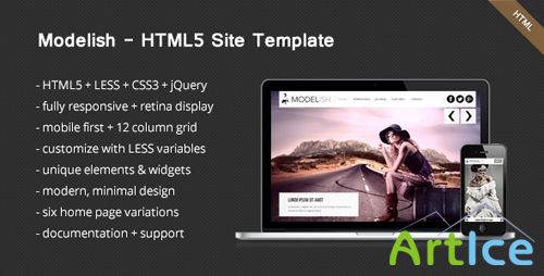 ThemeForest - Modelish - HTML5 Site Template