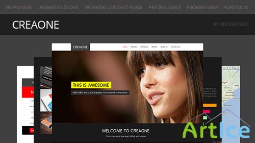 MojoThemes - Creaone - Responsive single page portfolio theme