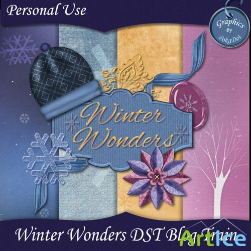 Scrap Set - Winter Wonders PNG and JPG Files