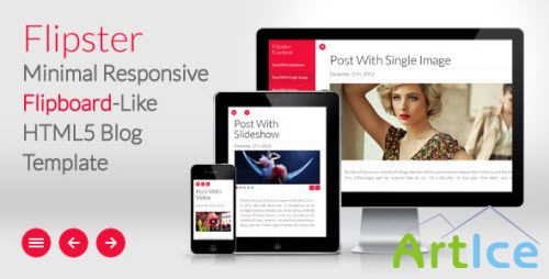 ThemeForest - Flipster - Minimal Responsive HTML5 Blog Template