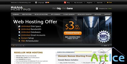 Bana Hosting XHTML Template