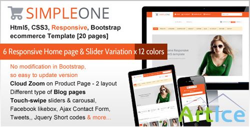 ThemeForest - SIMPLEONE - Html5 Responsive ecommerce Template