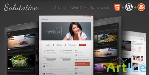 ThemeForest - Salutation v2.0.1 - WordPress + BuddyPress Theme