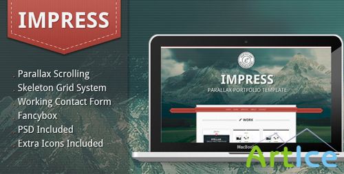 ThemeForest - Impress - Parallax Portfolio Template (Update 16 Jul, 2012) - FULL