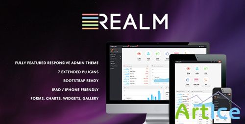 ThemeForest - The Realm - Clean & Modern Admin Template