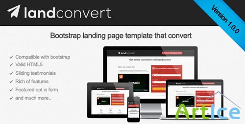 ThemeForest - Landconvert - Multipurpose Landing Page