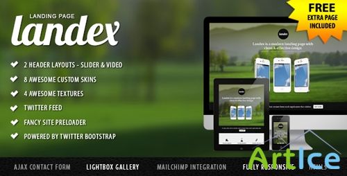 ThemeForest - Landex - Multipurpose Responsive Landing Page