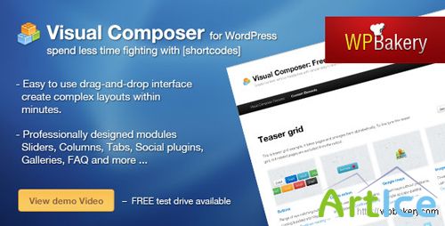 CodeCanyon - Visual Composer v3.4.12 for WordPress