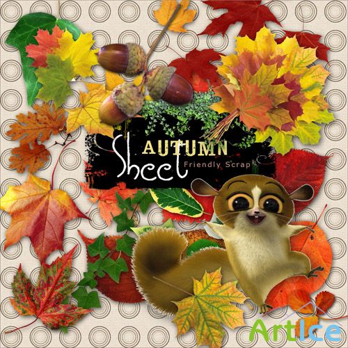 Scrap-kit - Autumn Sheet