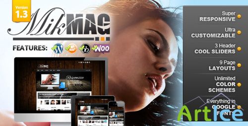 ThemeForest - MikMag v1.3.2 - Responsive, Buddypress and Woocommerce