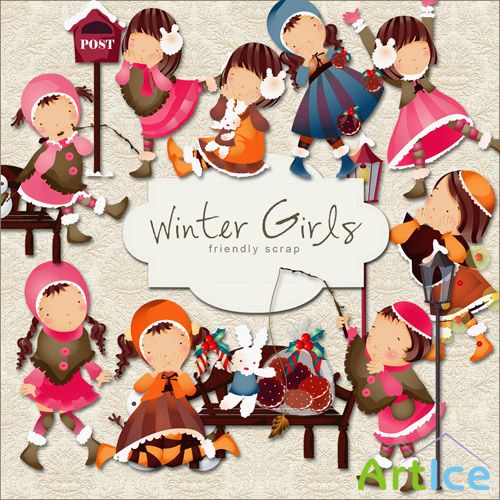 Scrap-kit - Winter Girl