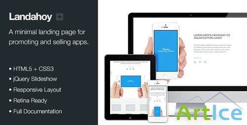 ThemeForest - Landahoy - Responsive + Retina Landing Page