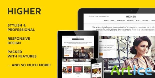 ThemeForest - Higher Premium Multi-Purpose WordPress Theme