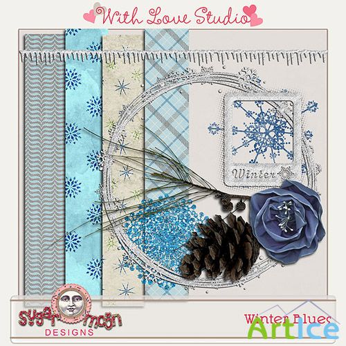 Scrap Set - Winter Blues