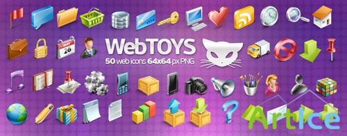 50 Webtoys Icons