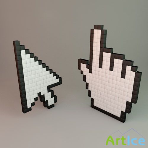 3docean - Pixel Cursors 3049107