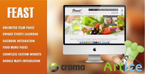 ThemeForest - Feast v1.3.1 - Facebook Fanpage & WordPress theme