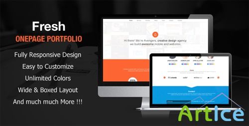 ThemeForest - Fresh - Onepage Portfolio Site Template