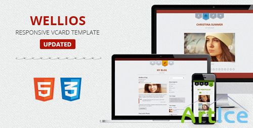 ThemeForest - Wellios - Responsive vCard Template