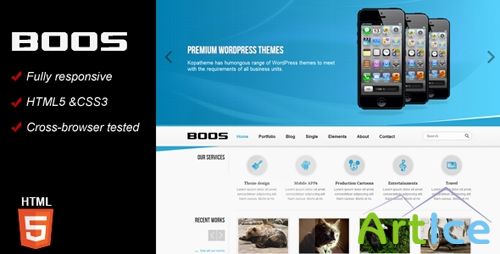 ThemeForest - BOOS - Responsive HTML5 Template