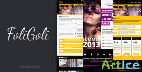 ThemeForest - FoliGoli Email Template