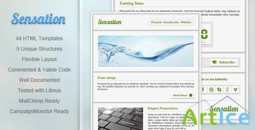 ThemeForest - Sensation - Multipurpose Email Templates