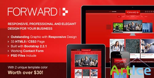 ThemeForest - Forward - Professional Responsive HTML Template