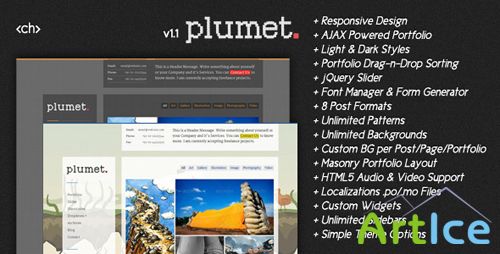 ThemeForest - Plumet - Responsive AJAX Portfolio