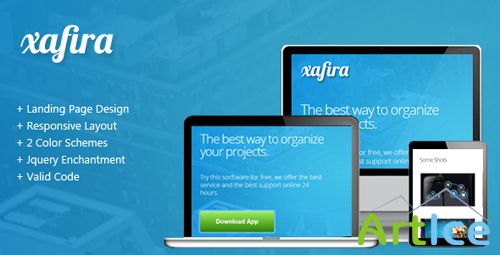 ThemeForest - Xafira - Landing Page