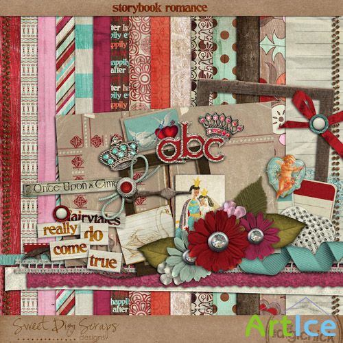 Scrap Set - Storybook Romance PNG and JPG Files