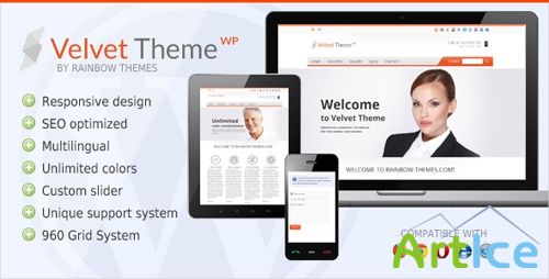 ThemeForest - Velvet v1.4.1 - Clean, Responsive WordPress Theme