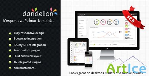 ThemeForest - Dandelion Admin v2.0 - Responsive Admin Template