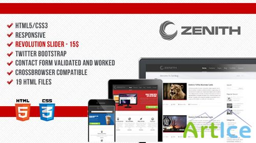 MojoThemes - Zenith - Responsive HTML5 Template