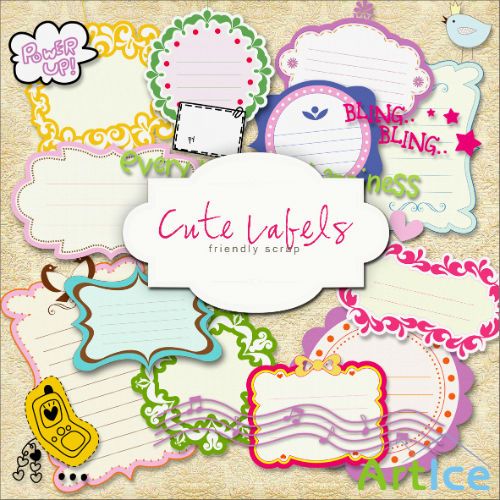 Scrap-kit - Cute Labels